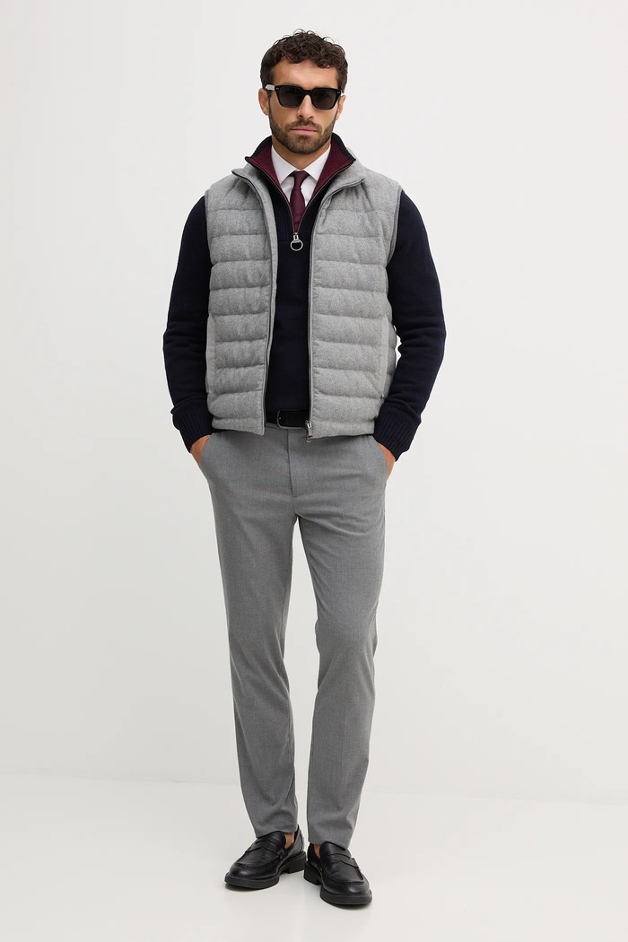 Paul&Shark pehelymellény 15312380 szürke AW25