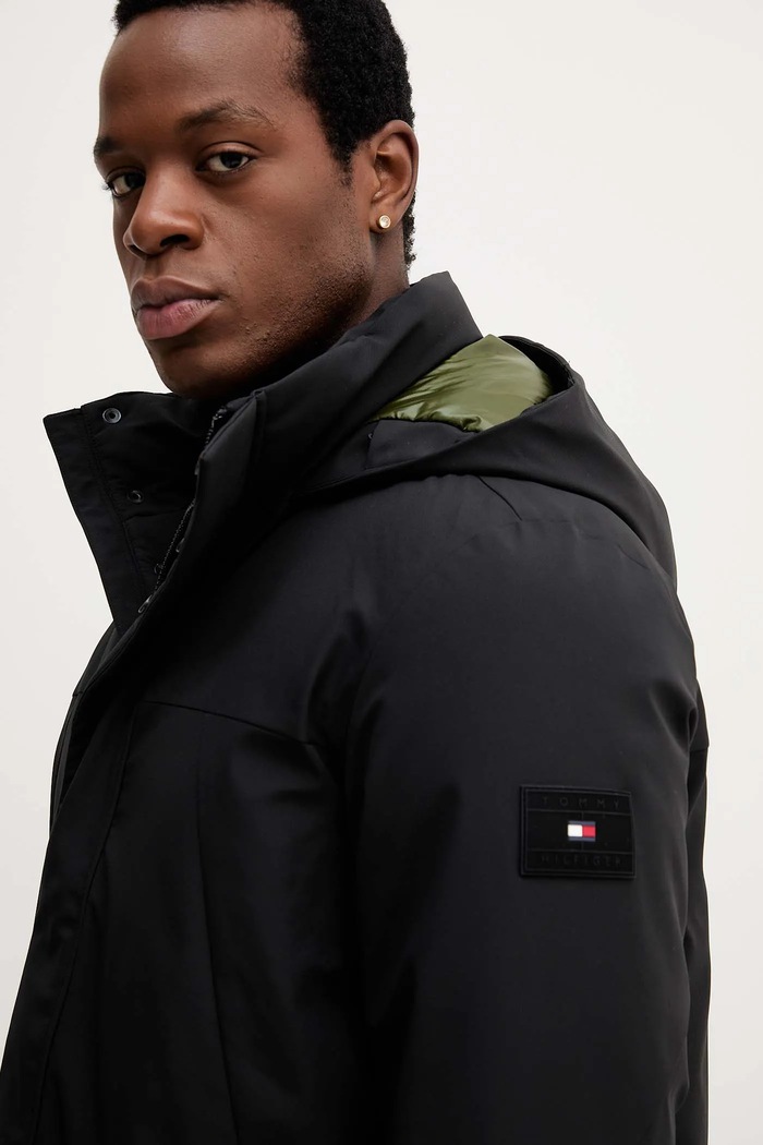 Bunda Tommy Hilfiger MW0MW41362 čierna