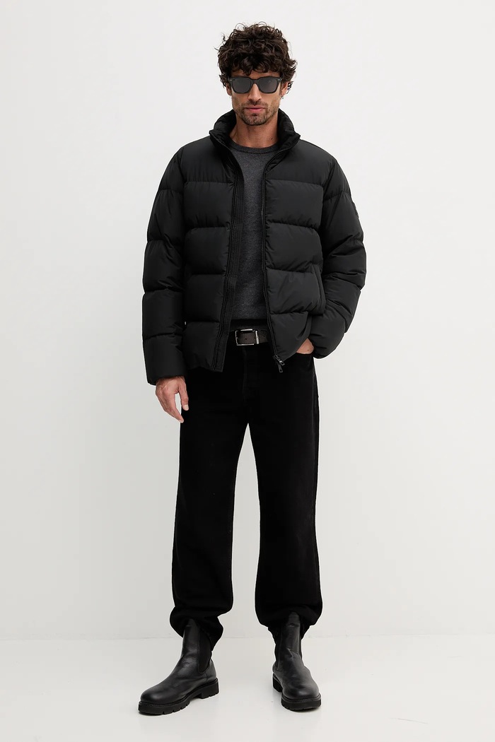 Péřová bunda Tommy Hilfiger MW0MW40615 černá AW25
