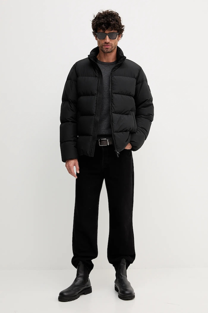 Péřová bunda Tommy Hilfiger MW0MW40615 černá AW25