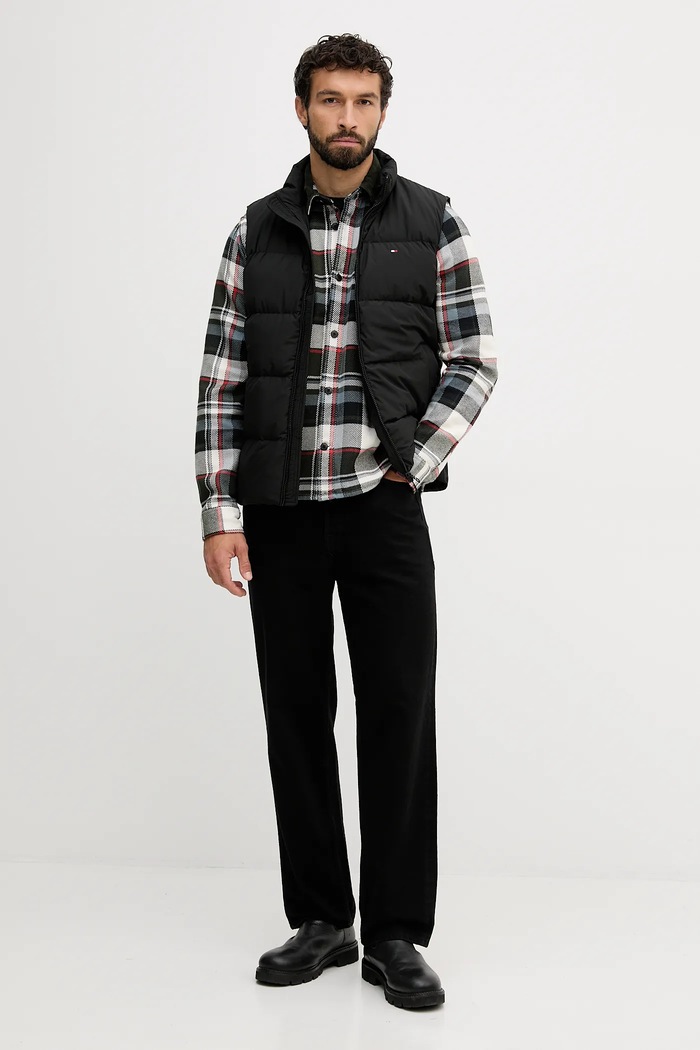 Tommy Hilfiger pehelymellény MW0MW40607 fekete AW25