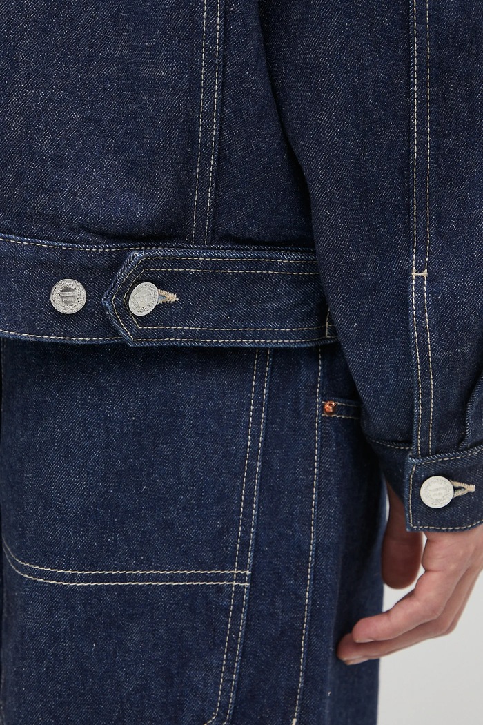 Džínová bunda VETEMENTS Hip-Hop Denim UH76DJ250N