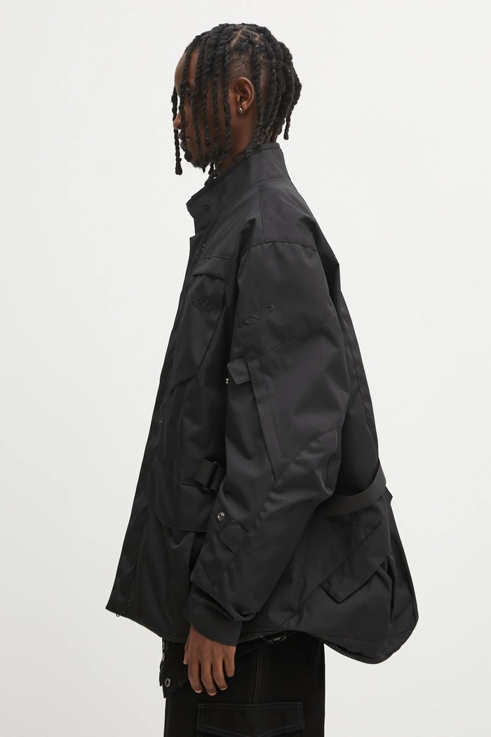 Bunda VETEMENTS Biker Parka UH76OJ750B čierna AW25