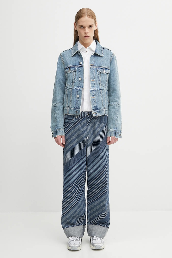 VETEMENTS giacca di jeans Cut-Up Fitted Denim UH76DJ660LB3