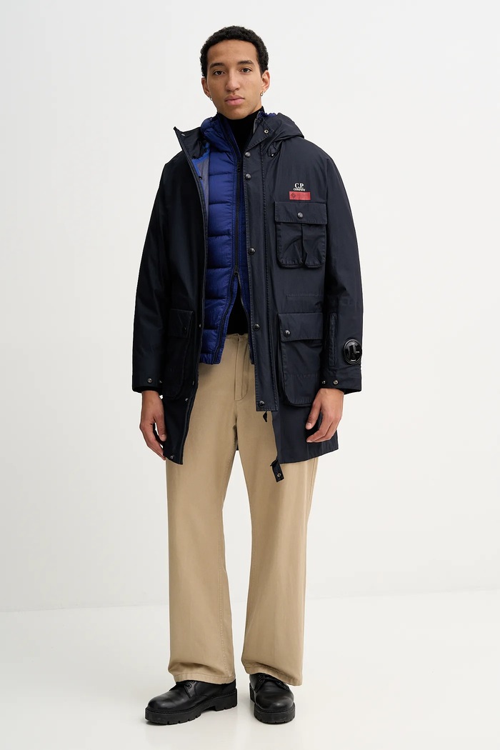 C.P. Company geacă 19CMOW215A110411G bleumarin AW25
