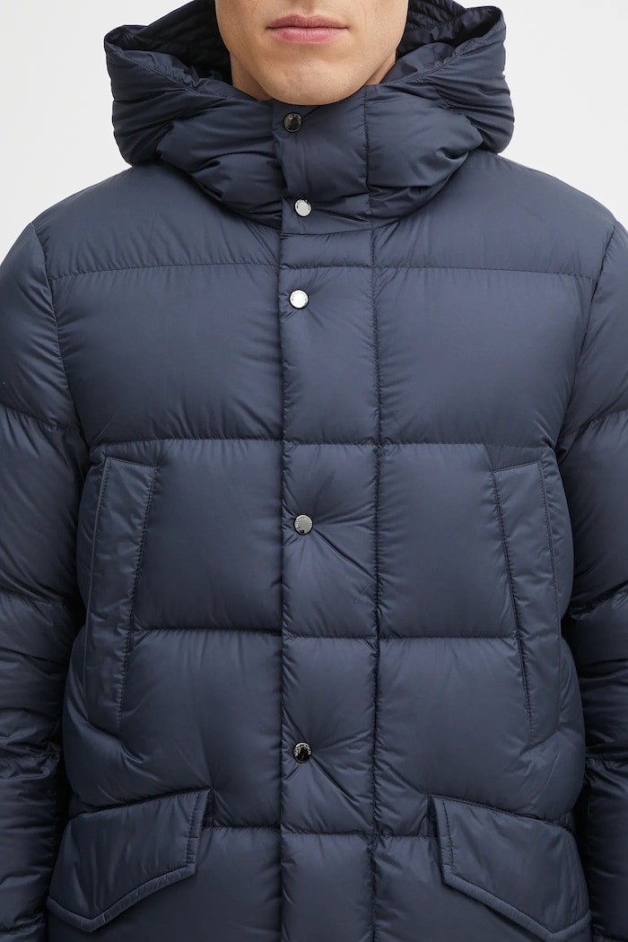 Woolrich kurtka puchowa Cloud Davis granatowy CFWOOU2087MRUT2635