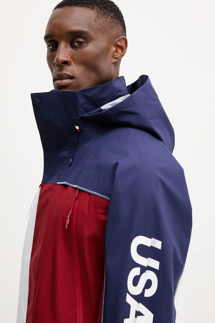 Bunda Tommy Hilfiger x SAIL GP tmavomodrá MW0MW41412