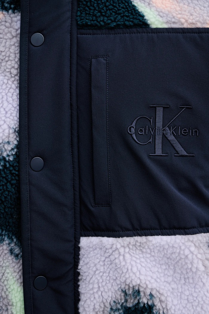 Calvin Klein Jeans bluza polarowa LV04RD220G granatowy
