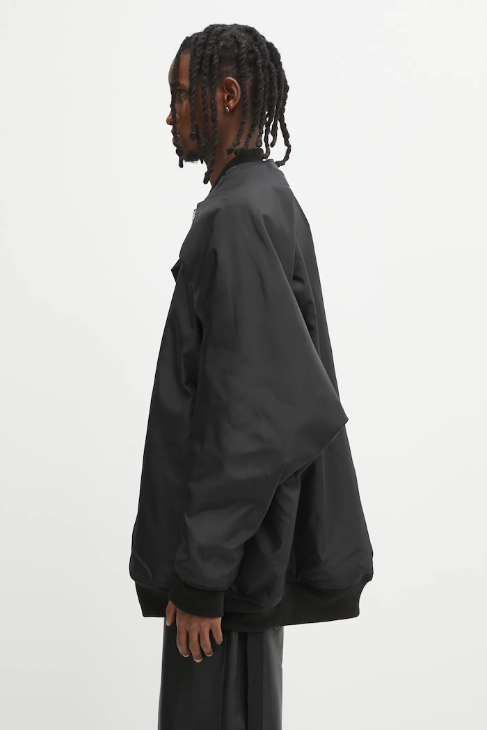 Rick Owens DRKSHDW geacă bomber Convertible Jumbo Peter Flight DU02E7789.NCV negru AW25