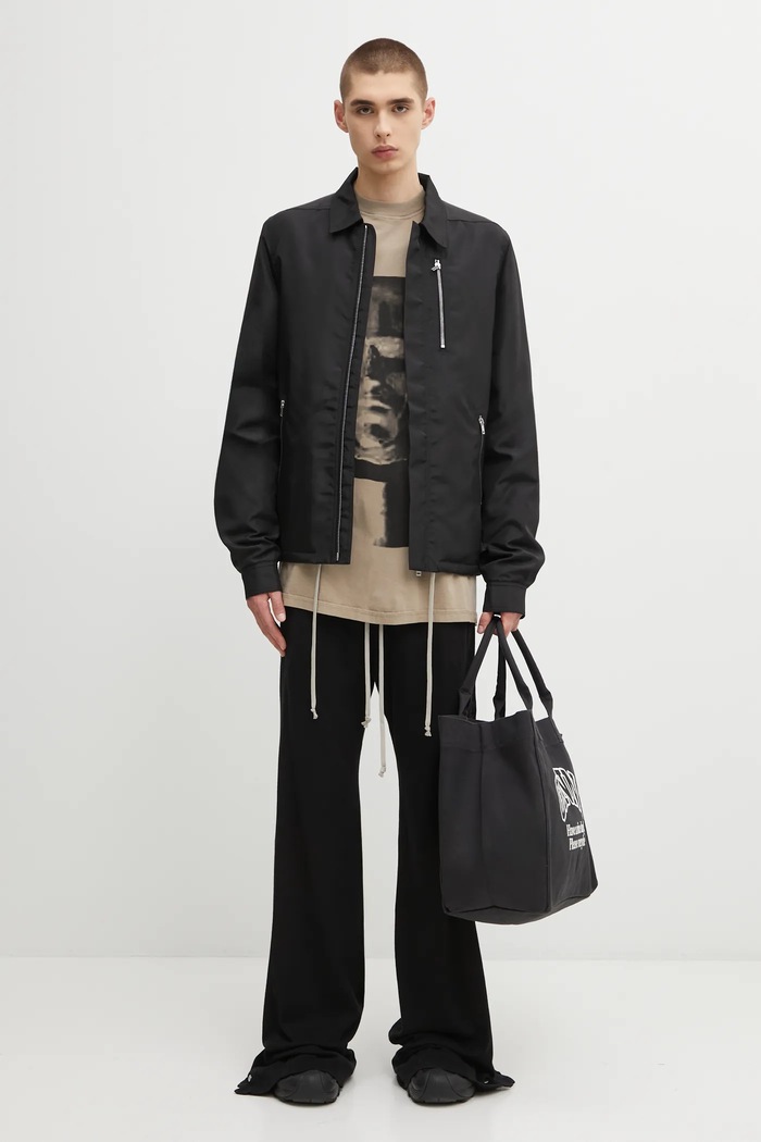 Rick Owens DRKSHDW kurtka Concealed Zipfront DU02E7775.NCV