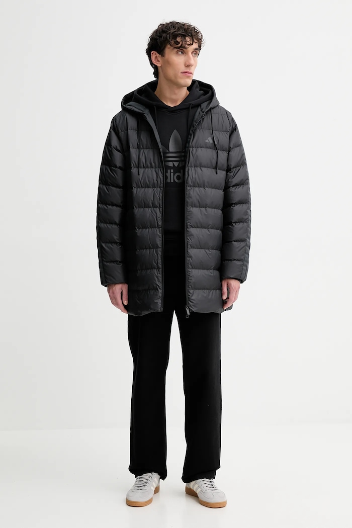 Péřová bunda adidas Essentials Climawarm JM4061 černá AW25