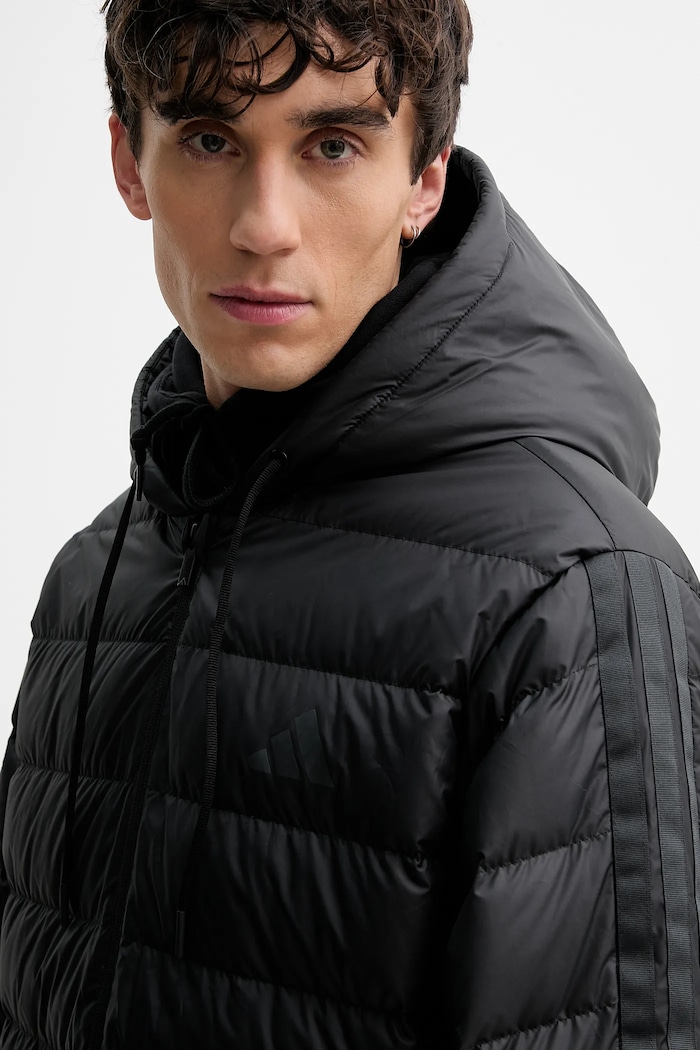 Péřová bunda adidas Essentials Climawarm černá JM4061