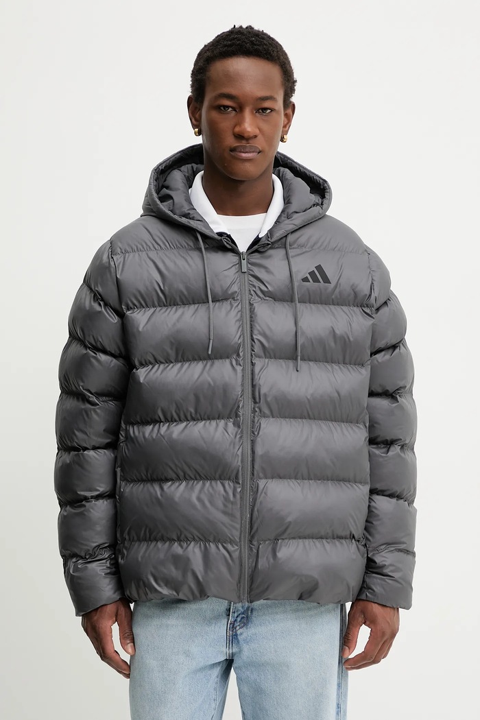 adidas rövid kabát Essentials Climawarm szigetelt szürke JM8399