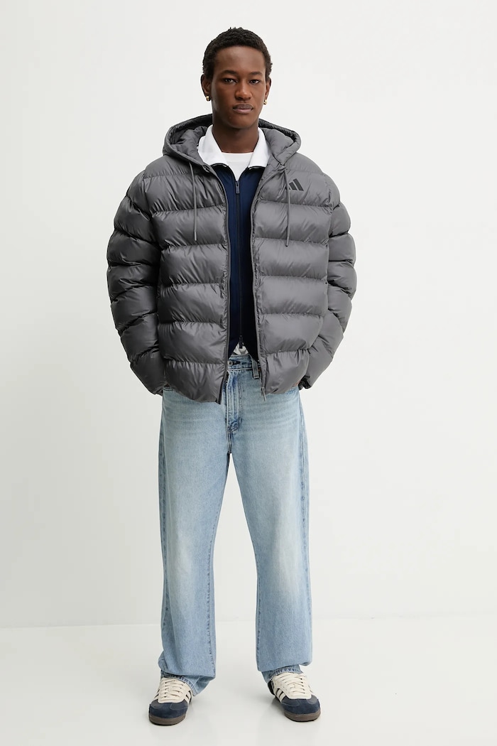 adidas rövid kabát Essentials Climawarm JM8399 szürke AW25