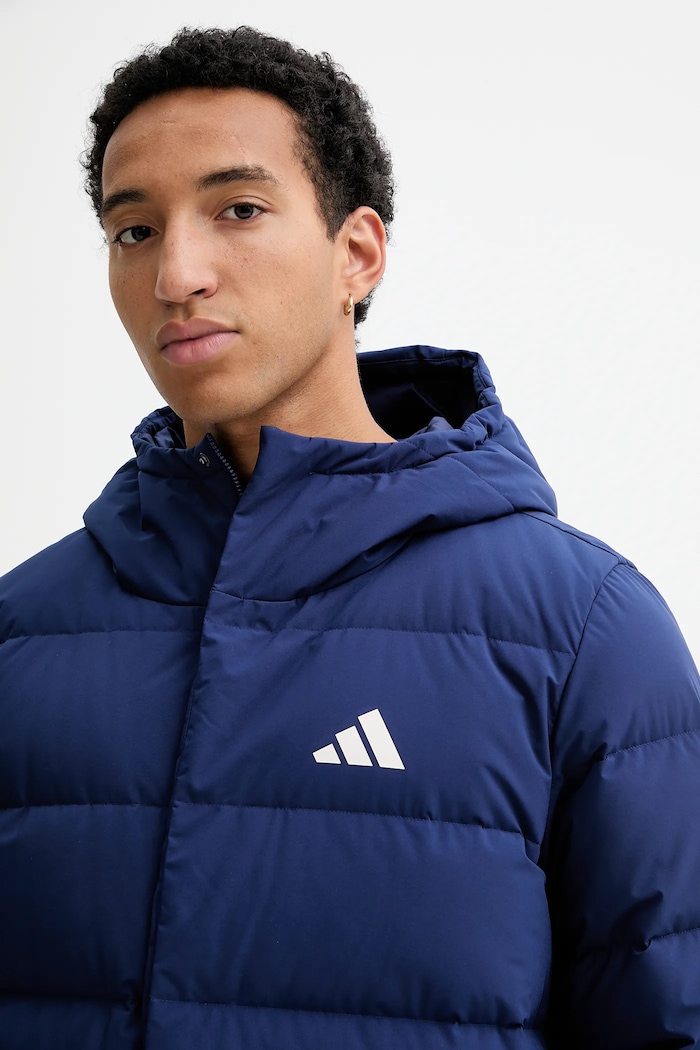 Пуховая куртка adidas Helionic голубой JX0581