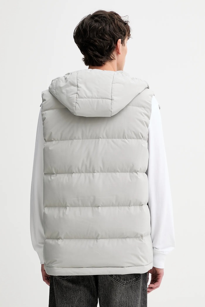 Дрехи Пухен елек adidas Helionic JX0590 сив