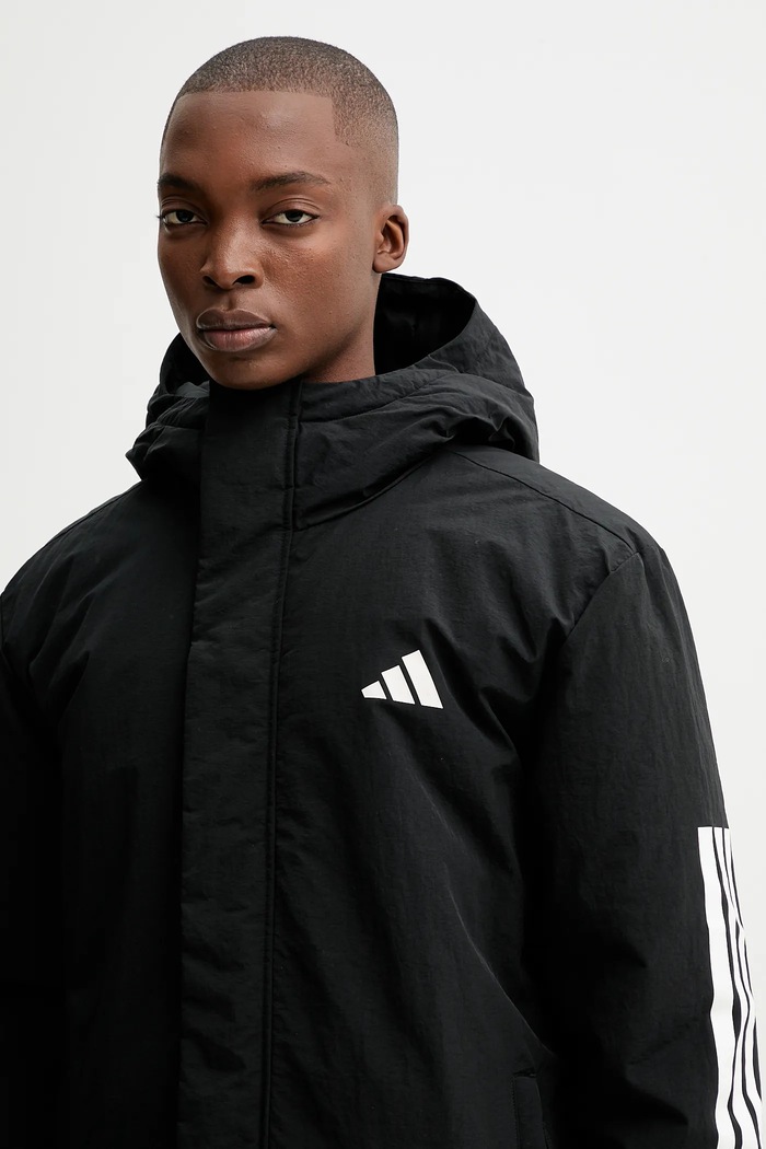 adidas geacă 3S negru JY8303