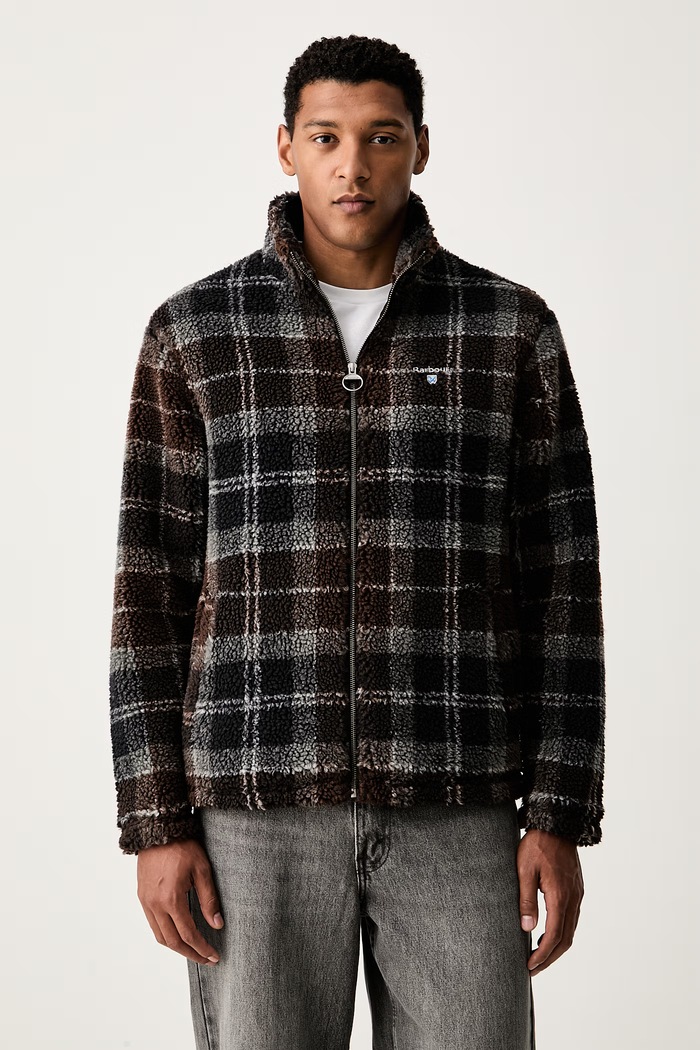 Barbour bluza polarowa męska brązowy MFL0187