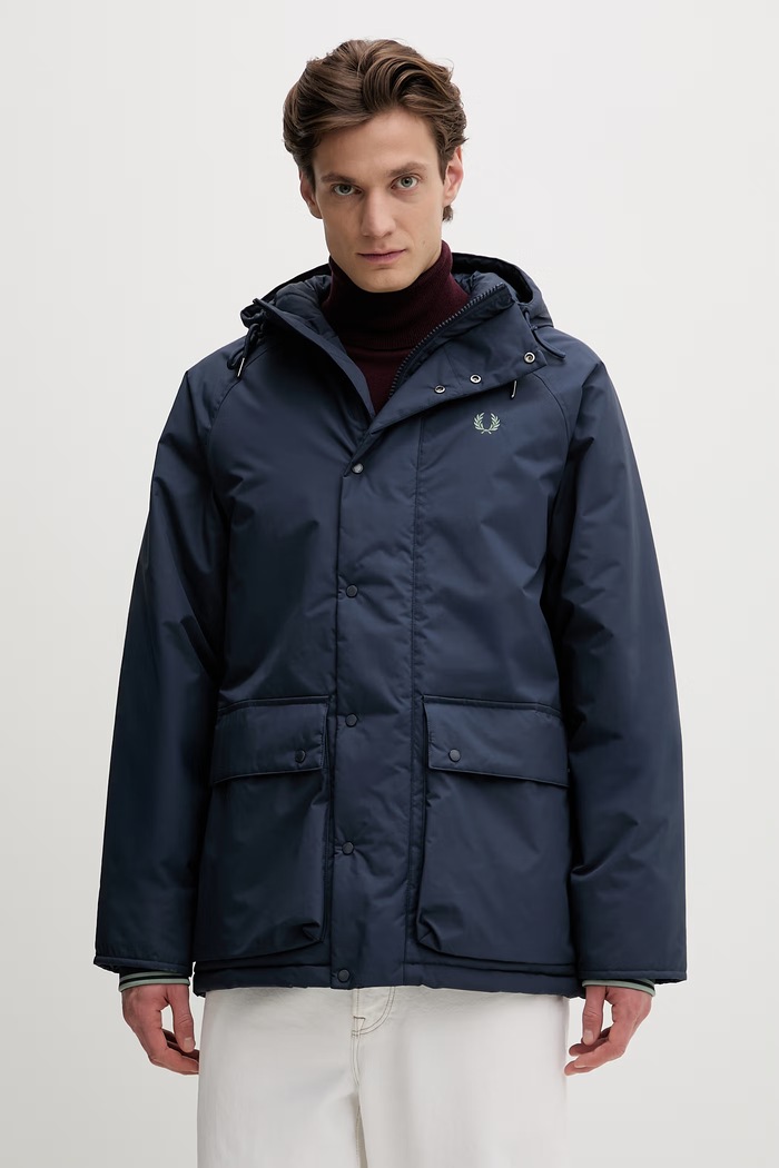 Jakna Fred Perry Drugo mornarsko modra J8519