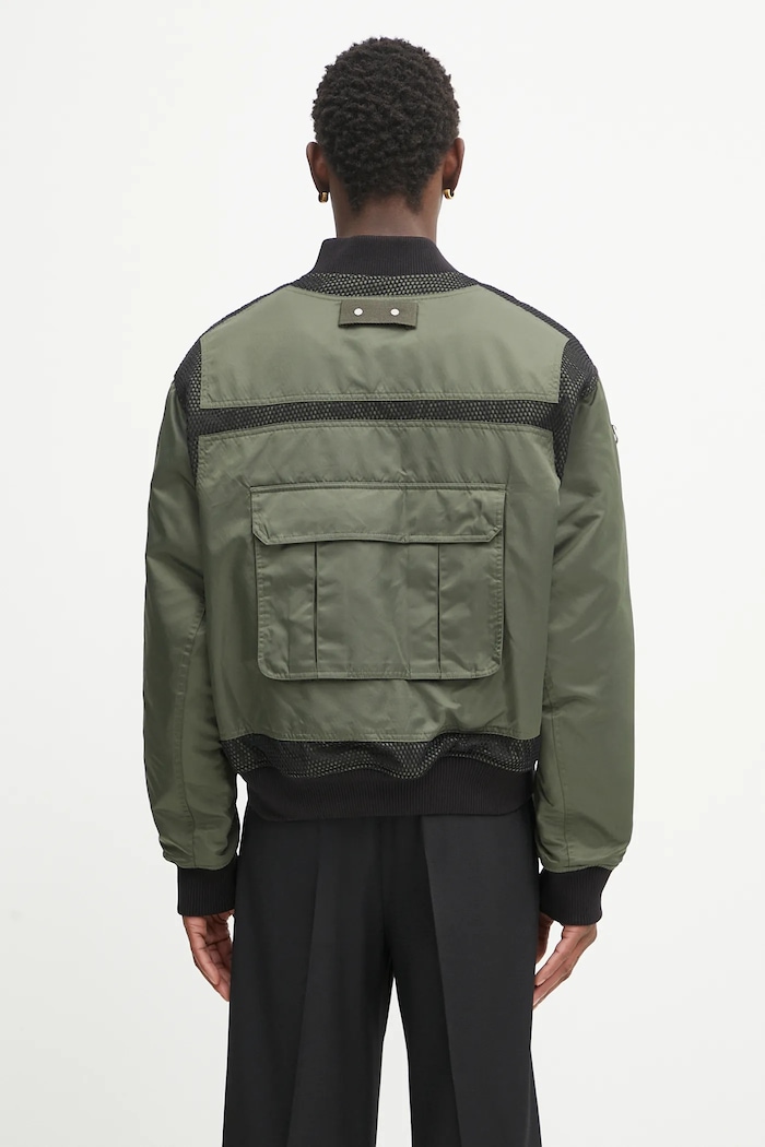 Abbigliamento Andersson Bell giacca bomber Flight Layered Washed Bomber awa708m verde