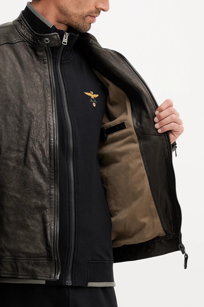 Aeronautica Militare kurtka skórzana PN0962U100839