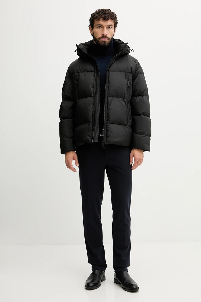 Bunda BOSS Orange Orbok 50543618 čierna AW25