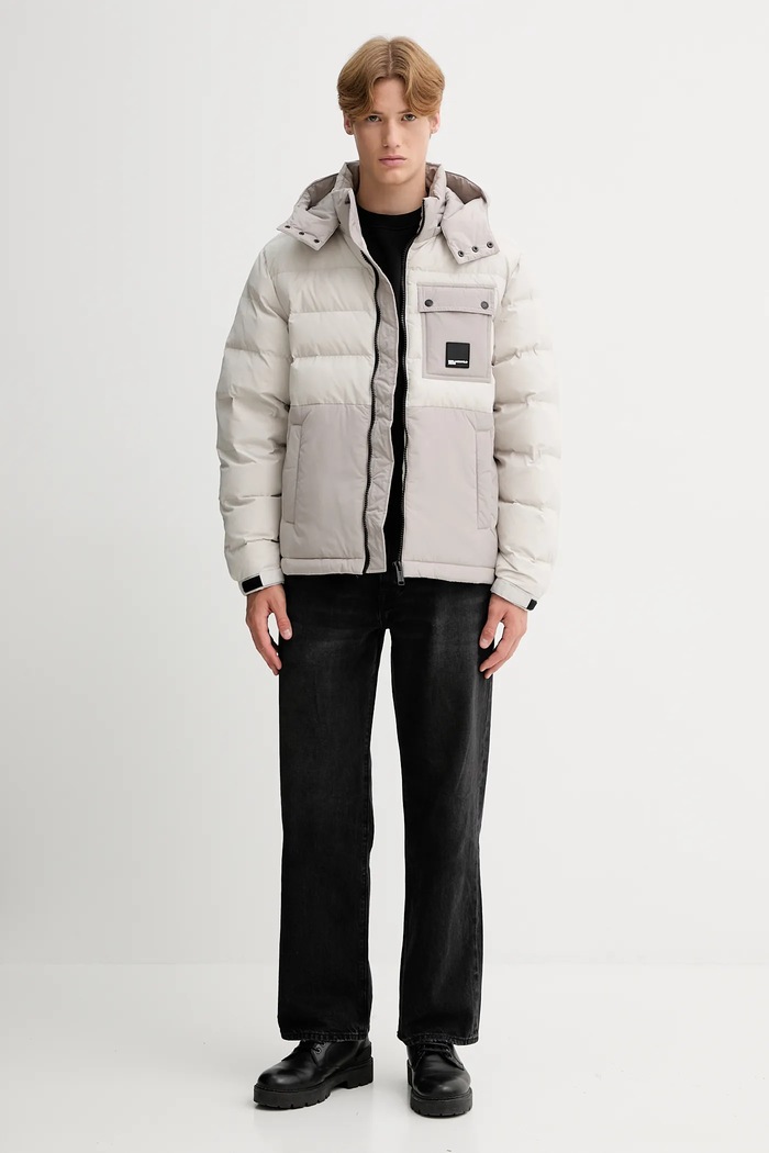Bunda Karl Lagerfeld Jeans A4M15029 béžová AW25