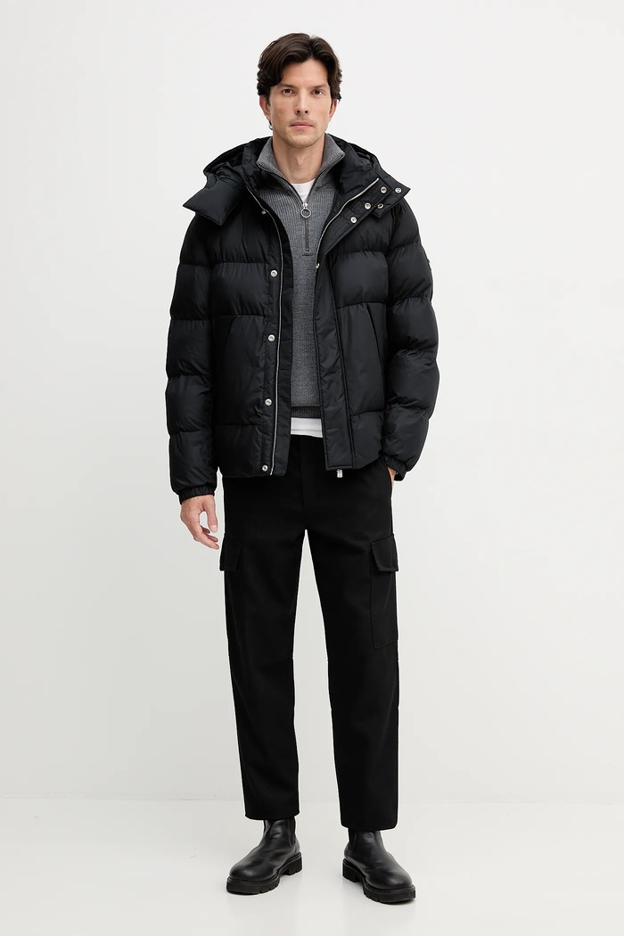 Bunda BOSS H-Corbinian5 50551599 černá AW25