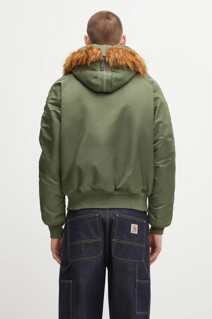 Odzież Alpha Industries kurtka N-2B Heritage 100105 zielony