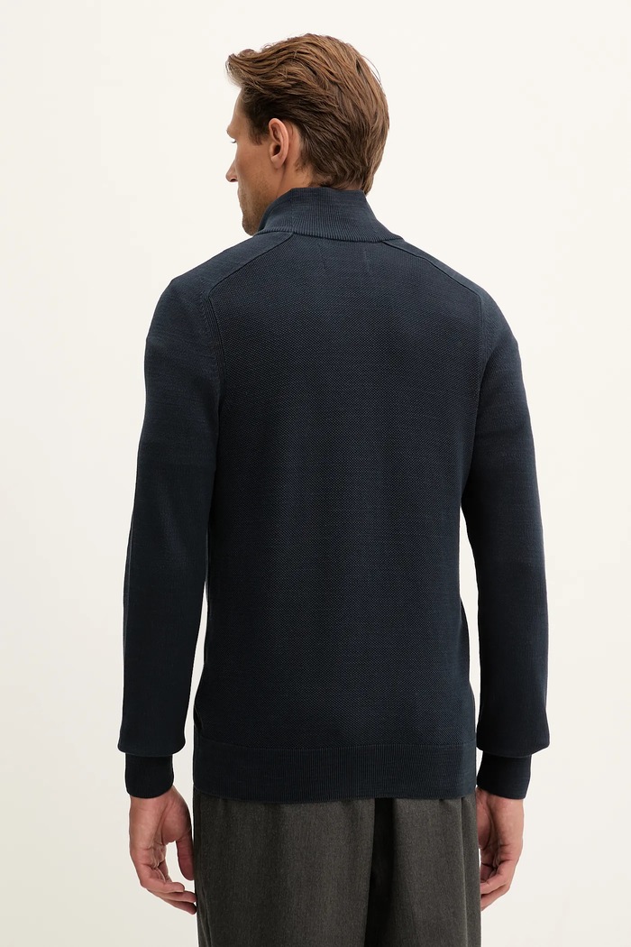 Îmbrăcăminte Marc O'Polo cardigan din bumbac M28502361026 bleumarin