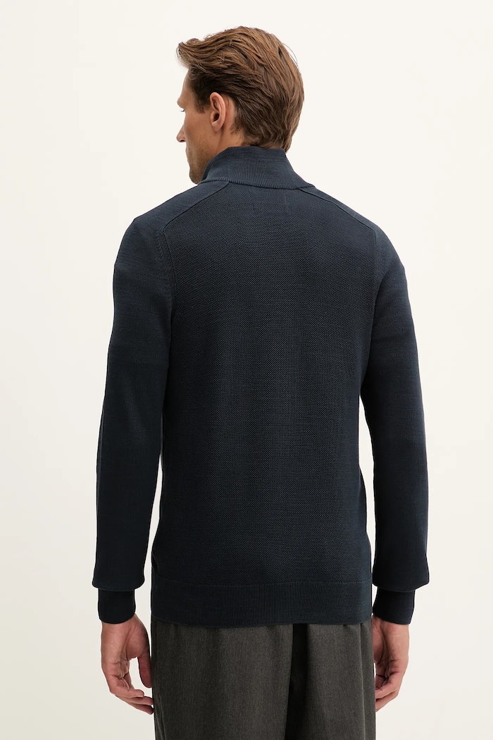 Îmbrăcăminte Marc O'Polo cardigan din bumbac M28502361026 bleumarin