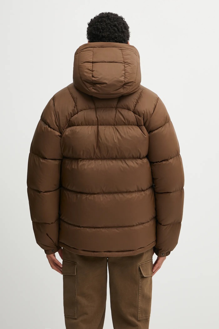 Odzież Fjallraven kurtka puchowa Expedition F84605 brązowy