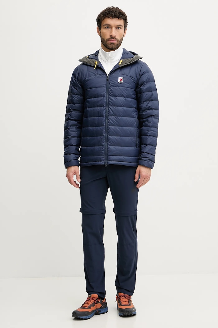 Μπουφάν με επένδυση από πούπουλα Fjallraven Expedition F86121 σκούρο μπλε AW25