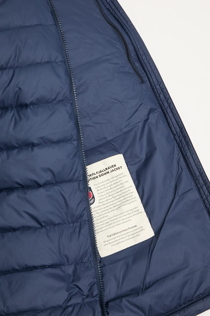 Fjallraven down jacket Expedition F86121 navy