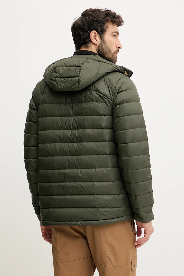 Ρούχα Μπουφάν με επένδυση από πούπουλα Fjallraven Expedition F86121 πράσινο