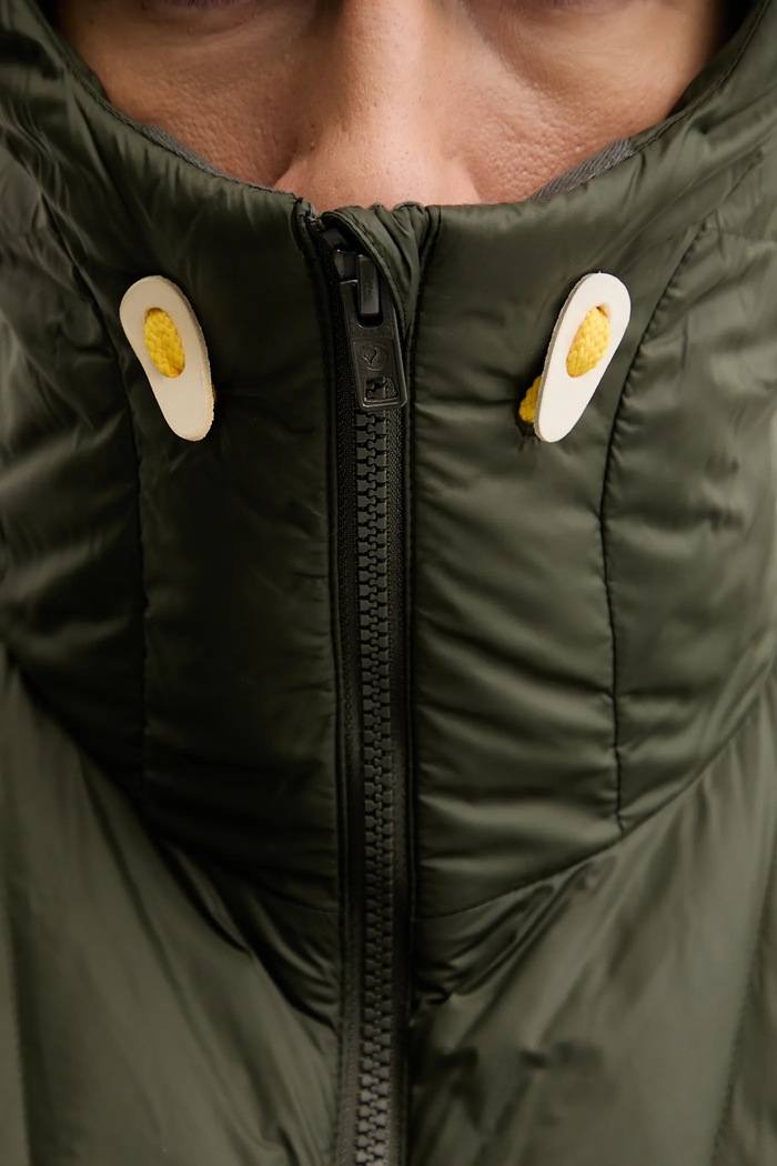 Μπουφάν με επένδυση από πούπουλα Fjallraven Expedition F86121 πράσινο
