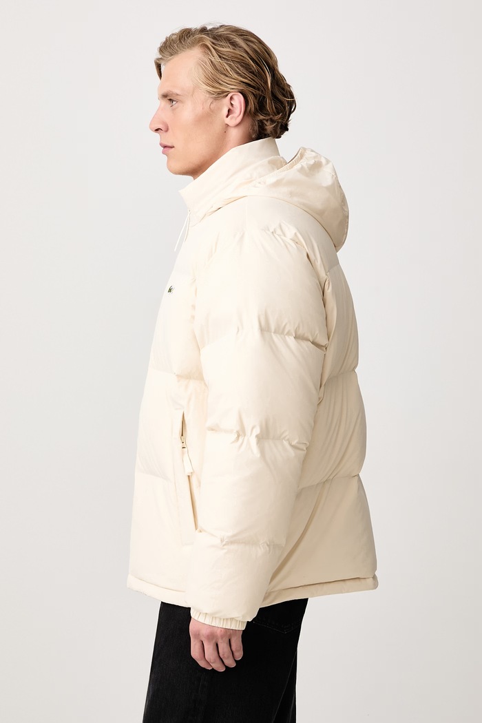 Kurtka puchowa męska Lacoste BH5154 beżowy