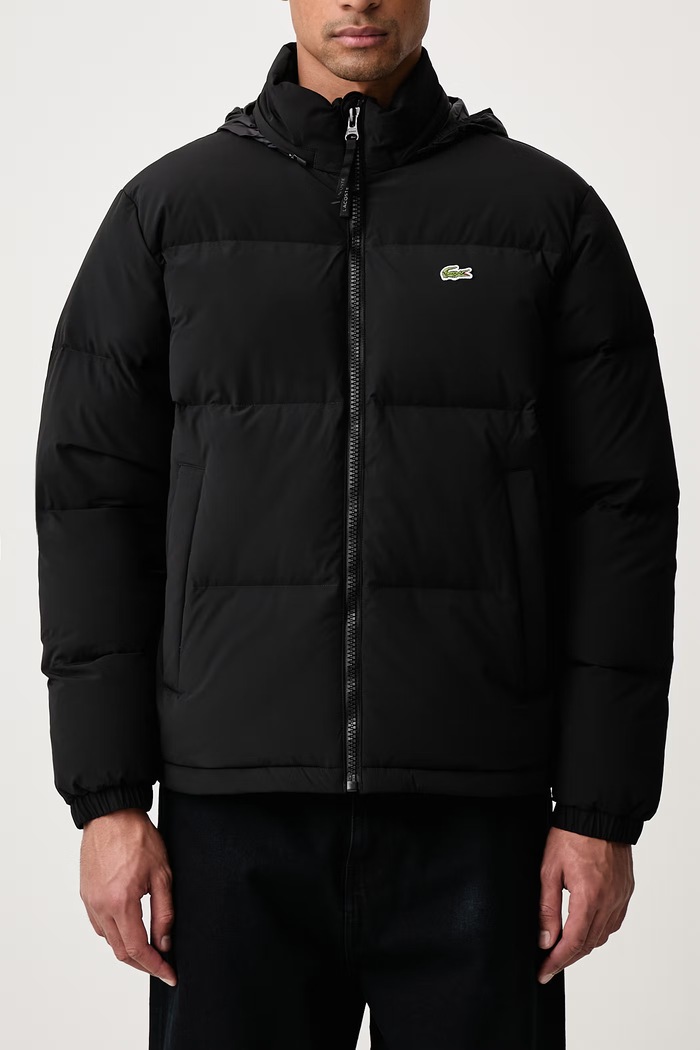 Kurtka puchowa męska Lacoste czarny BH5154