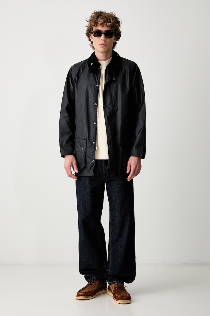 Barbour kurtka męska woskowana Beaufort MWX0017NY91 granatowy SS26