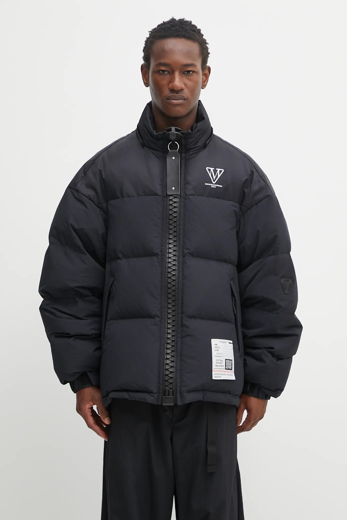Maison MIHARA YASUHIRO kurtka puchowa OVERESIZED DOWN czarny J15BL141