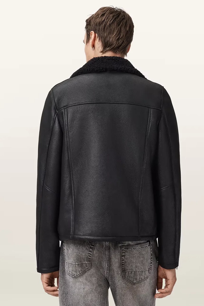AllSaints kurtka biker skórzana CORREZ M022LD
