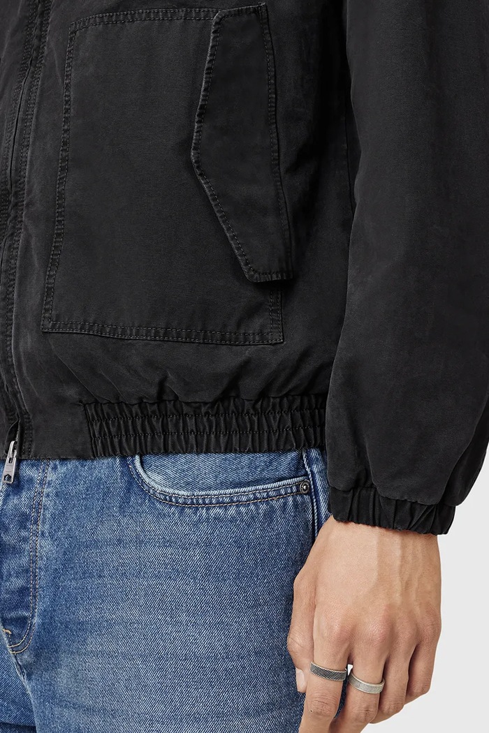 Bunda AllSaints HOLMAN M004OD čierna AW25