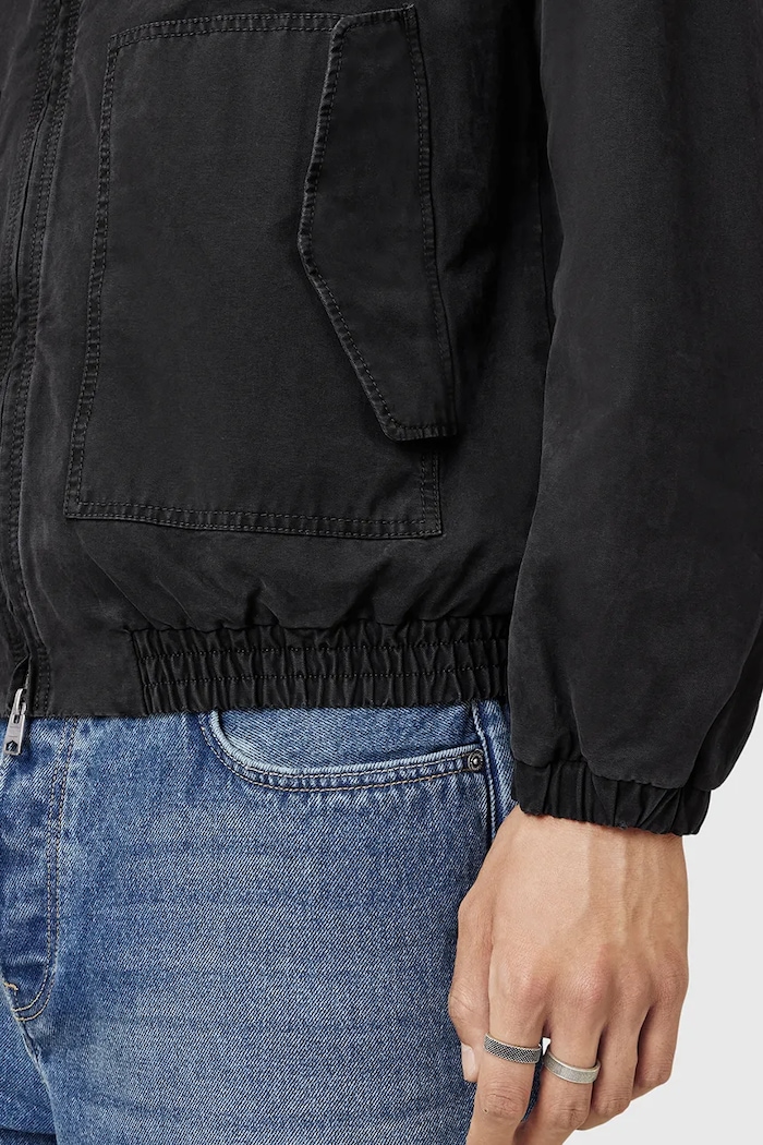 Bunda AllSaints HOLMAN M004OD čierna AW25