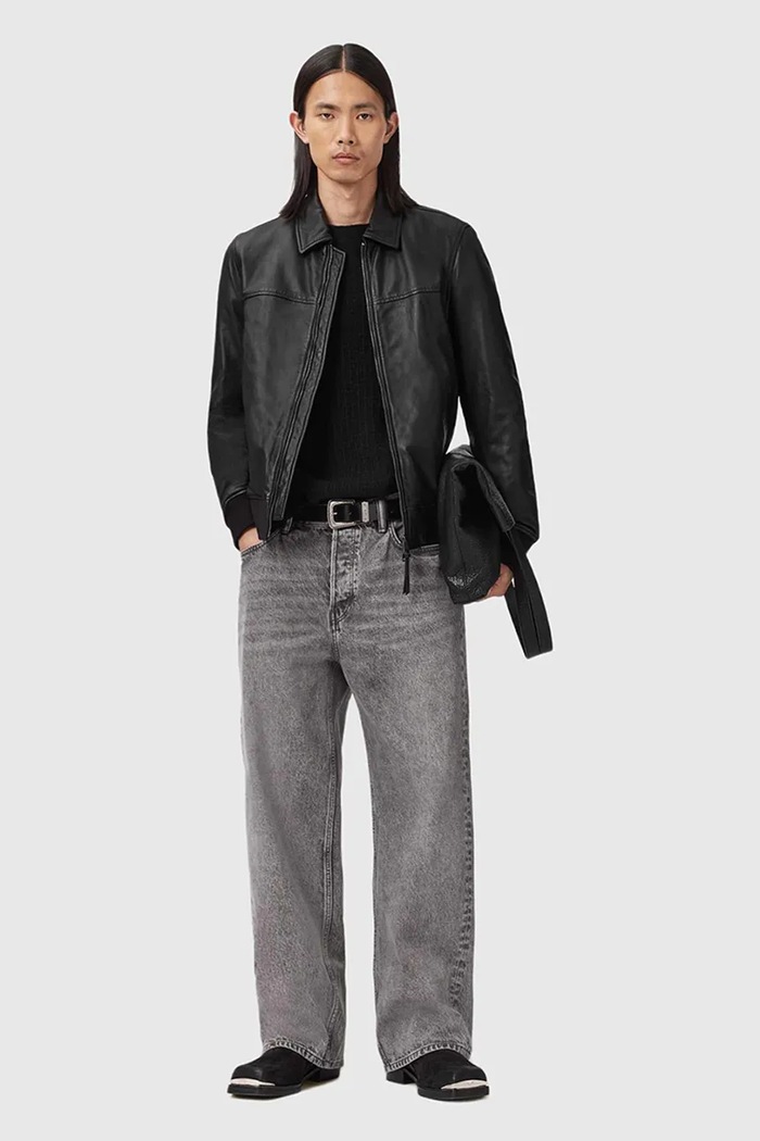 Bunda AllSaints RASHFORD čierna M024LD