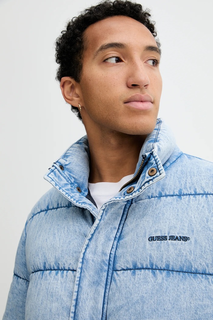 Куртка Guess Jeans M5BL0Q.D6181 блакитний