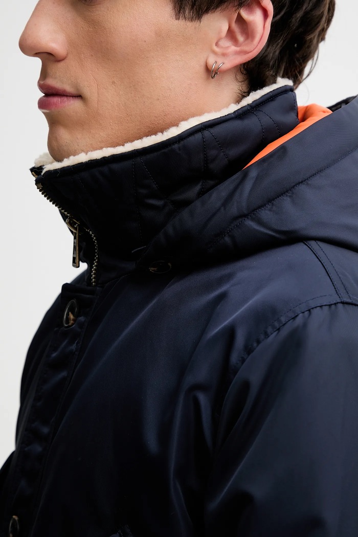 Guess Jeans parka M5BL10.WHAA2 sötétkék