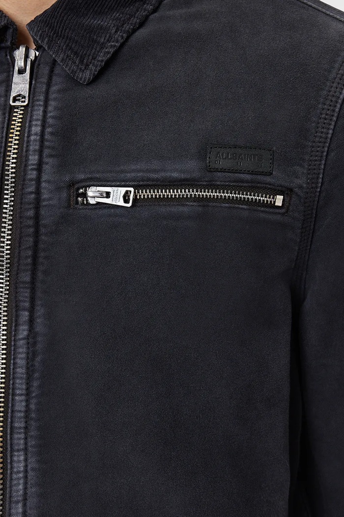 Îmbrăcăminte AllSaints geacă ROTHWELL M032OD negru