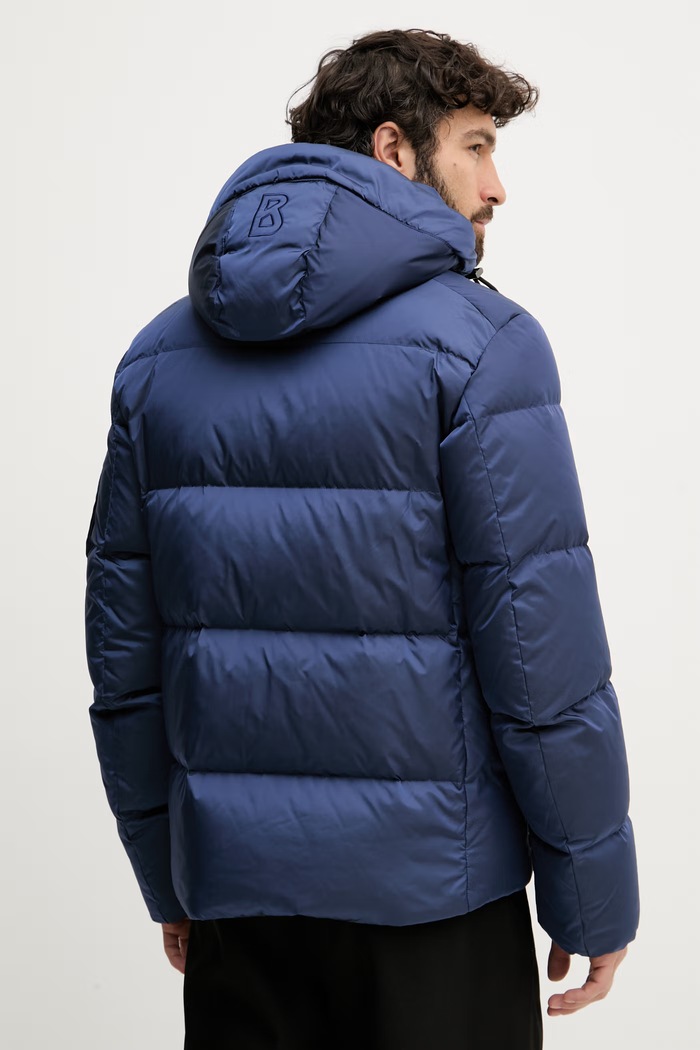 Ρούχα BOGNER πουπουλένιο μπουφάν ανδρικό JAMY 38437593 μπλε