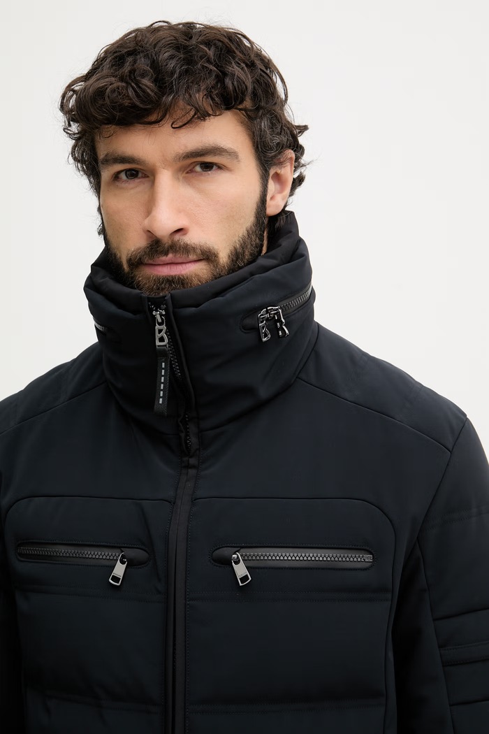 BOGNER μπουφάν σκι ανδρικό MINHO μαύρο 31078343