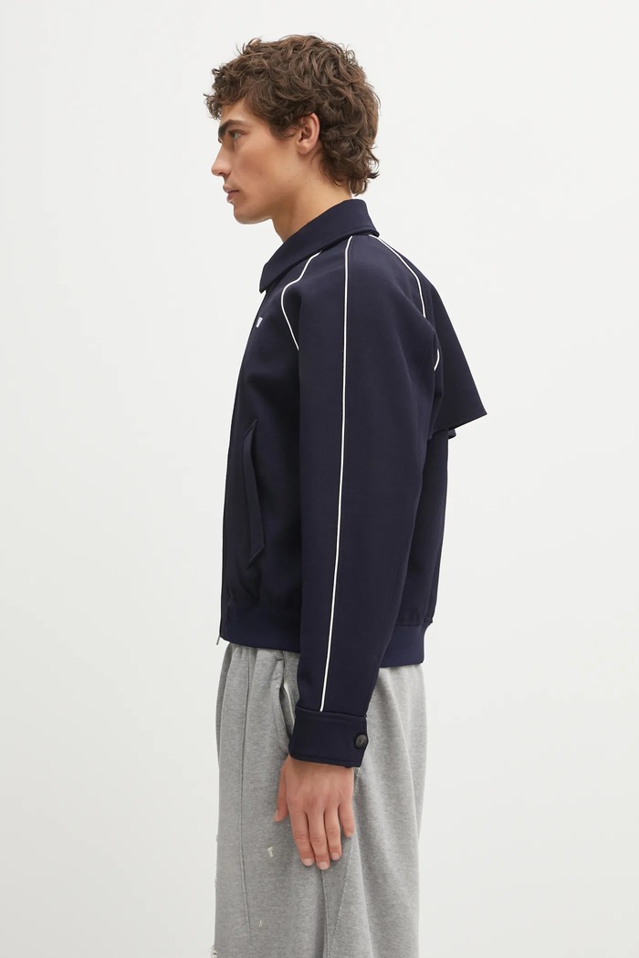 Wales Bonner jacket Voice Jacket UA25JA12.PL02.503 navy AW25